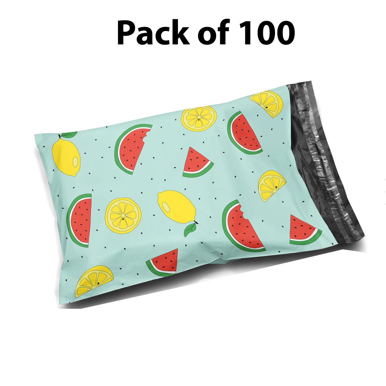 10 x 13 Glossy Decorative Thank You Plastic Poly Mailer Bags Waterproof Shipping Mailing Envelope 2 Mil – Permanent Adhesive Seal